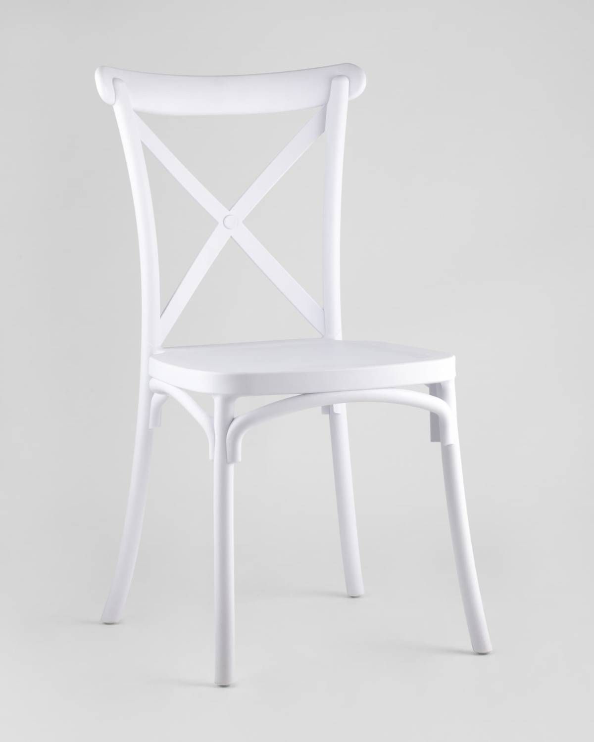 Стул пластиковый Stool Group Кроссбэк Y030 white
