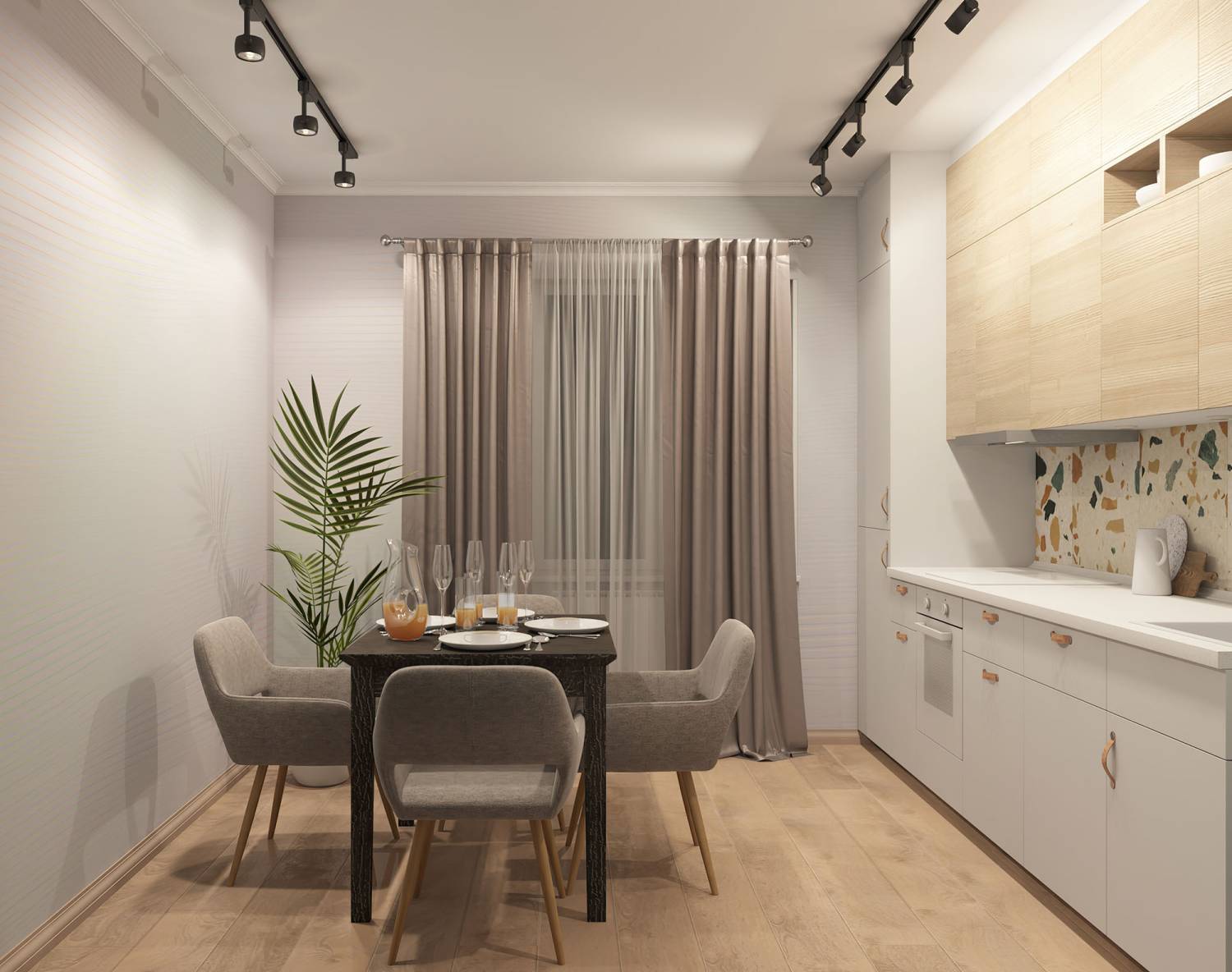 Трековый светильник Denkirs DK640 DK6404-BK