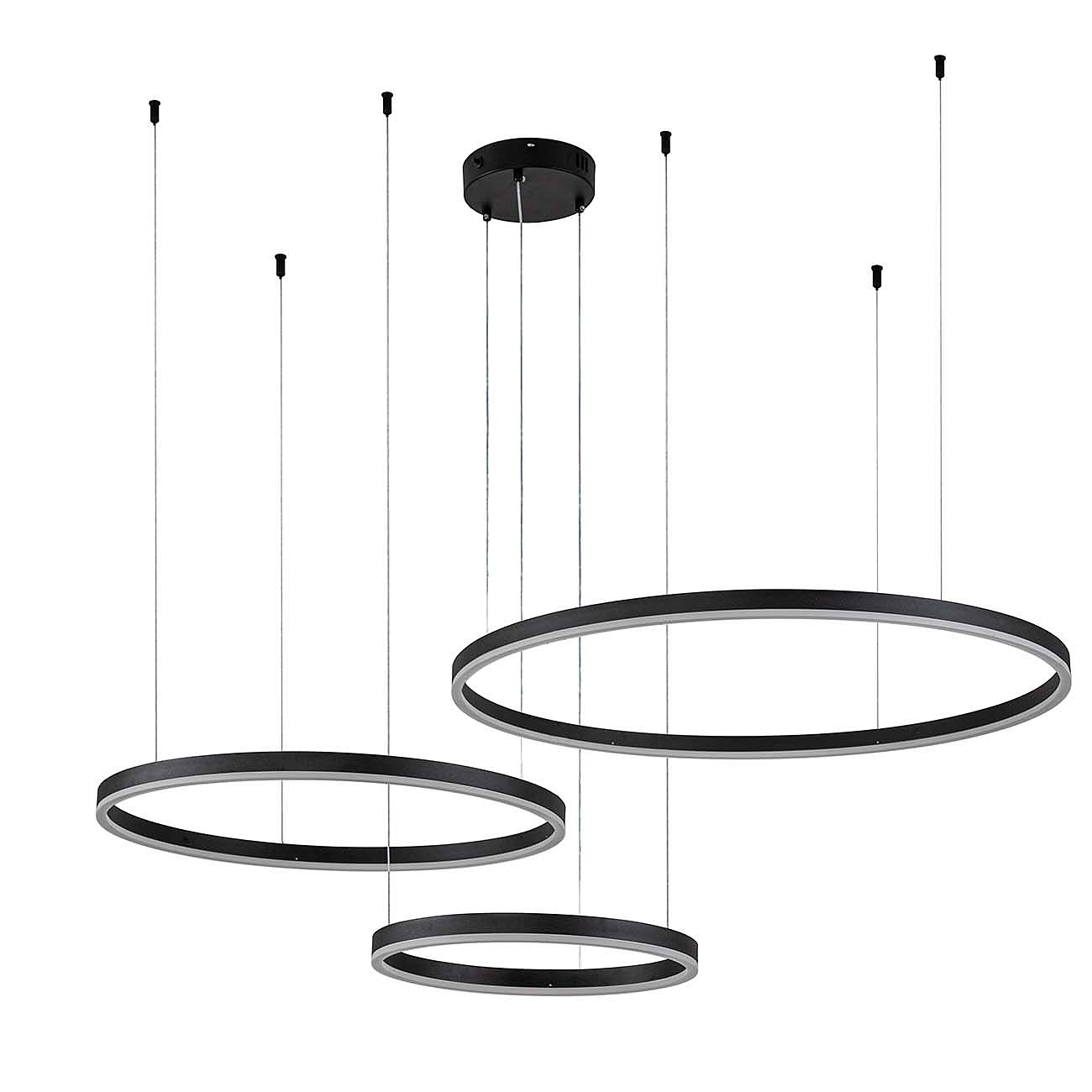 Подвесная люстра Indigo Galass V000032L 14001/3P Black