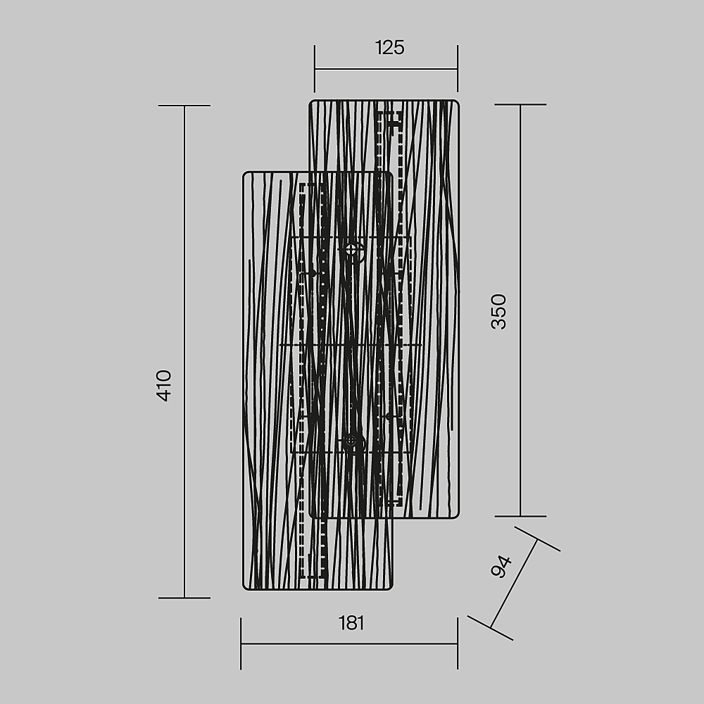 Настенный светильник Maytoni Frostum MOD439WL-L7BSK