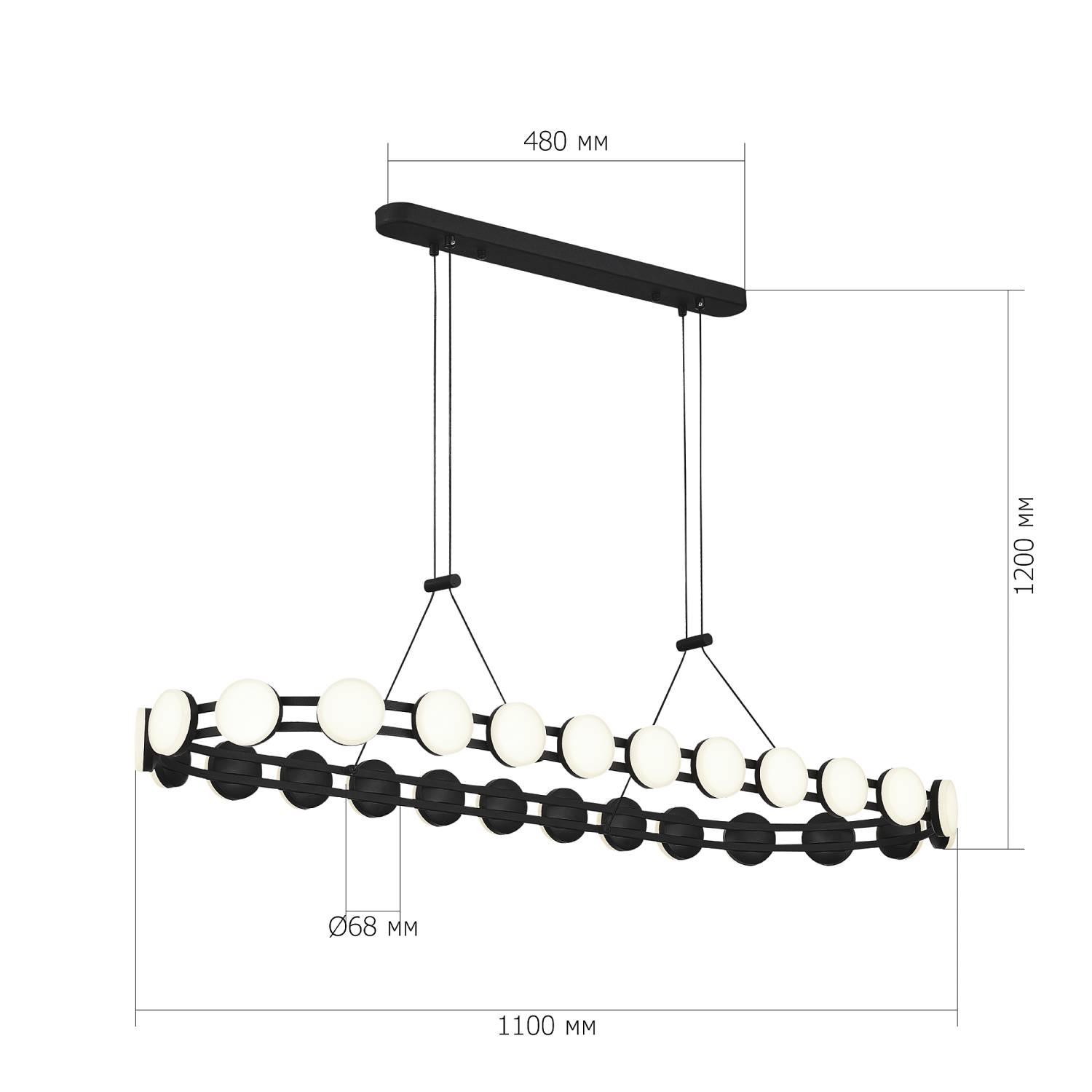 Подвесная люстра ST Luce Monro SL6610.403.26 Подвесная люстра ST Luce Monro SL6610.403.26