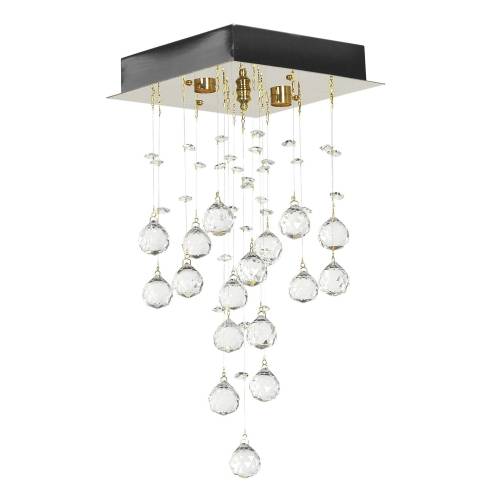 Потолочная хрустальная люстра Arti Lampadari Flusso Flusso H 1.4.20.615 G