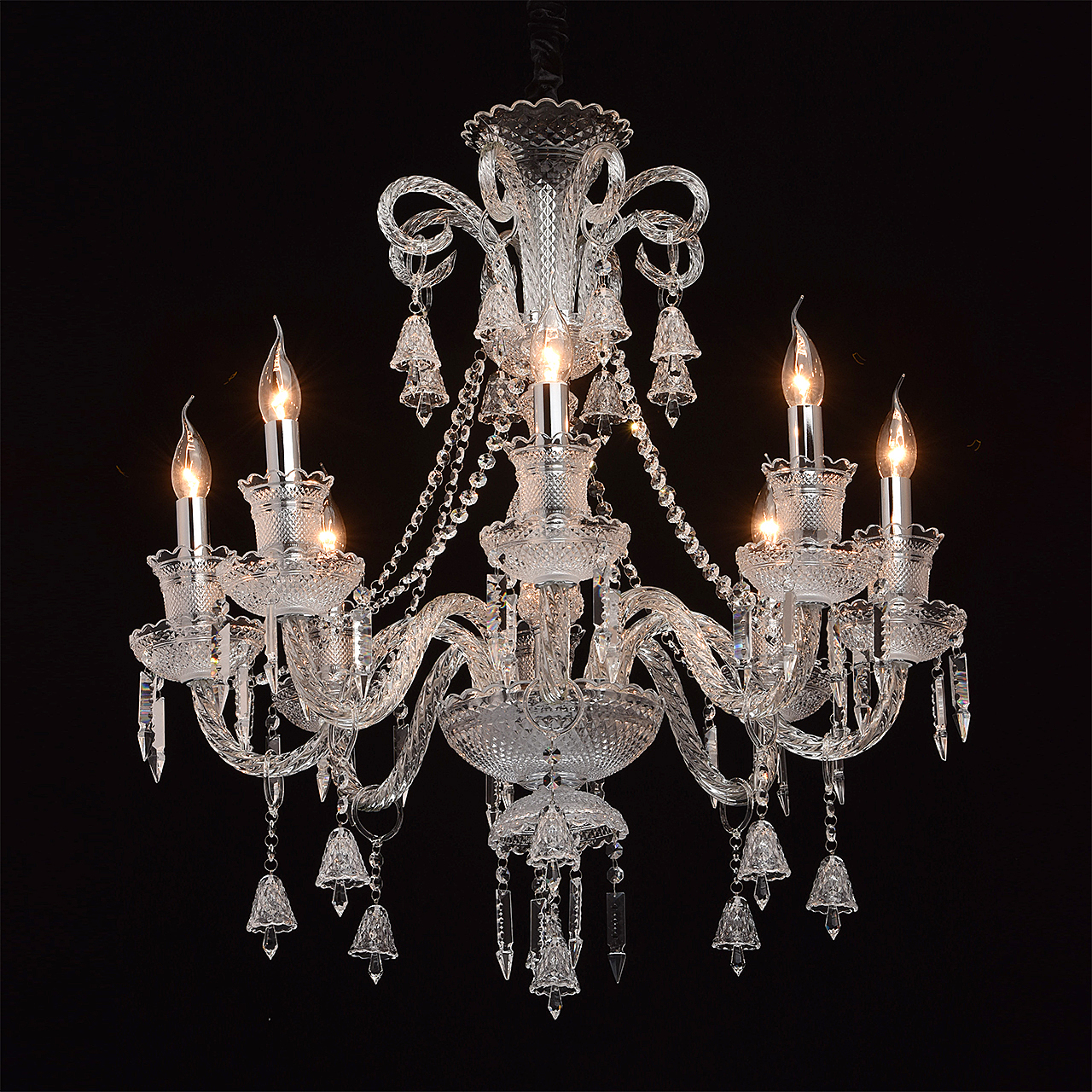 Подвесная хрустальная люстра Барселона Chiaro 313012508