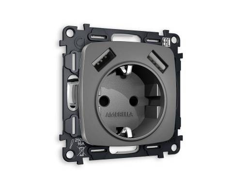 Розетка Ambrella Volt OMEGA MO659010