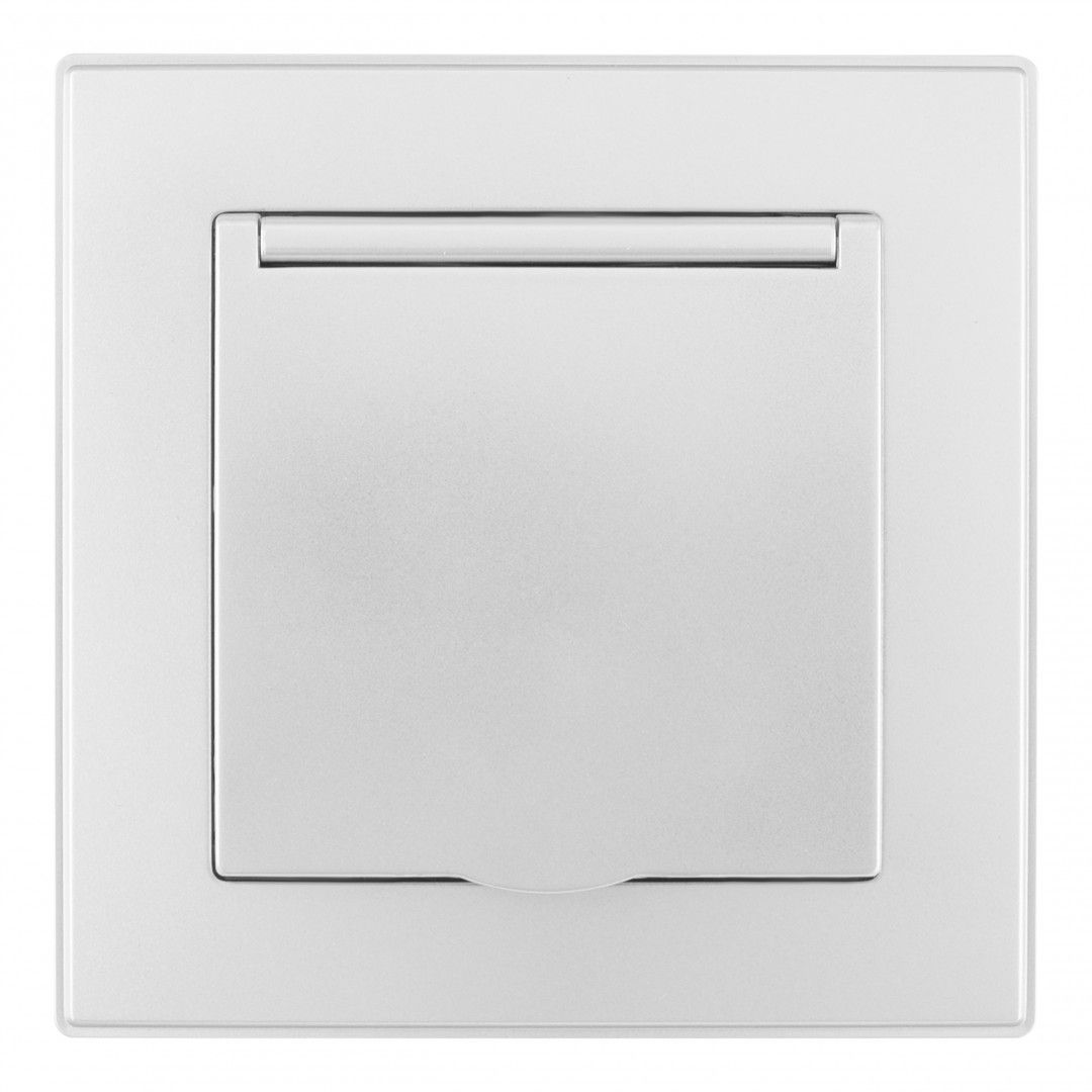 Розетка Arte Milano Set06-1 SET06-1-41-1 silver