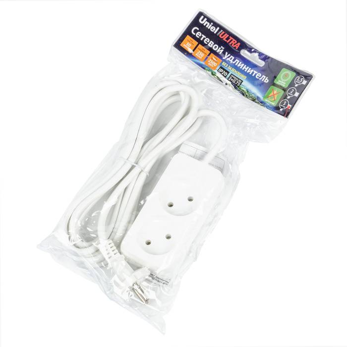 Удлинитель Uniel Ultra S-CU2-3 WHITE