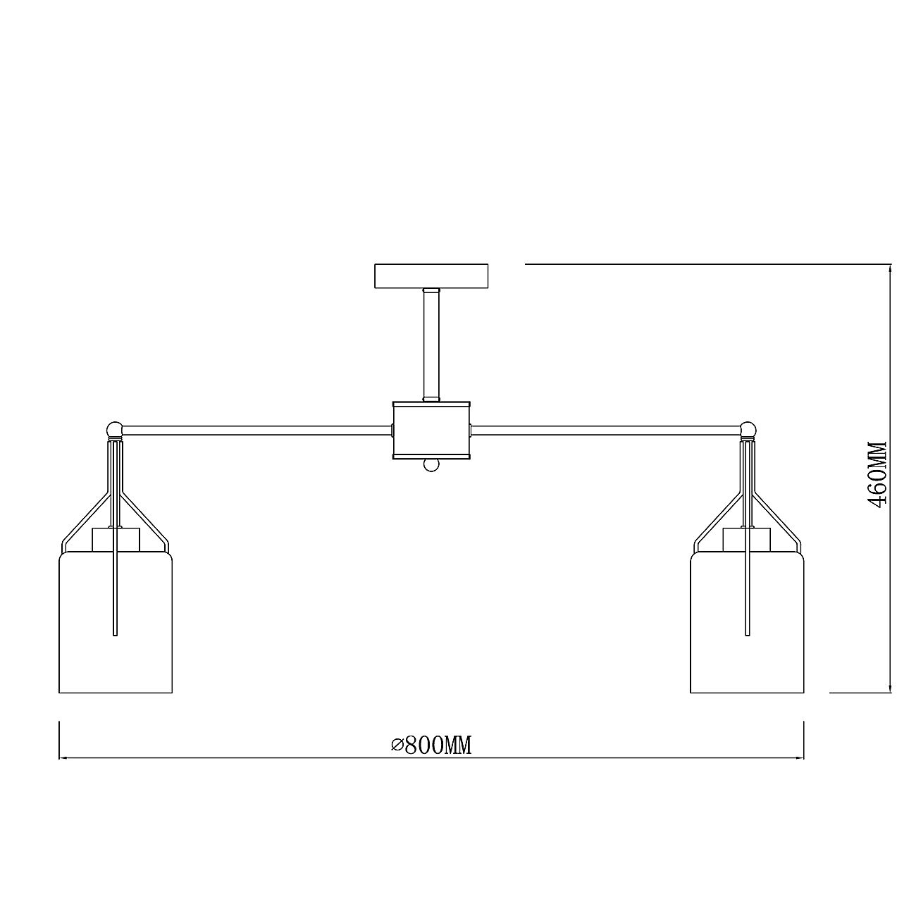 Потолочная люстра Escada Divita 688/8P