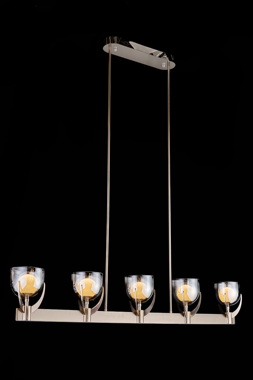 Люстра на штанге LEON Kelly LE3055/5L GD