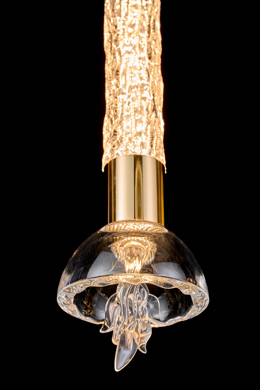 Светильник подвесной LEON Rebecca LE3028/1S GD/TR