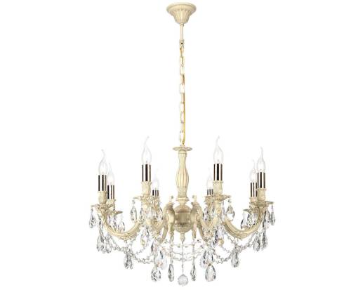 Подвесная хрустальная люстра Firenze Lucia Tucci FIRENZE 141.8 cream white