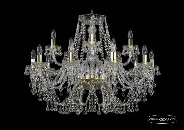 Подвесная хрустальная люстра 1409 Bohemia 1409/10+5/300 G