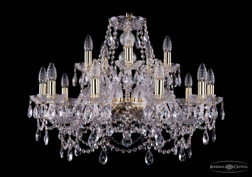 Подвесная хрустальная люстра 1411 Bohemia 1411/10+5/240 G