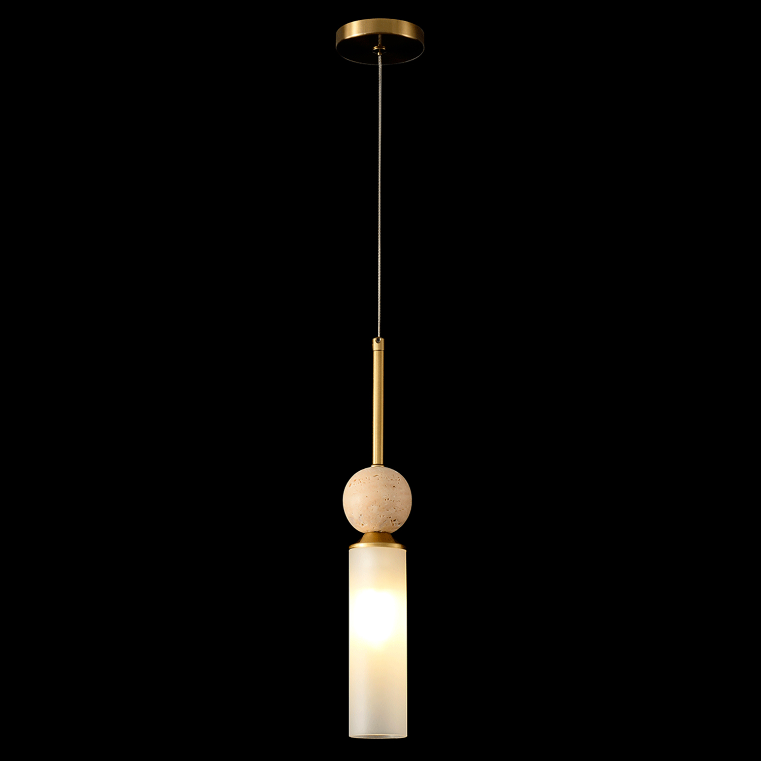 Светильник подвесной Crystal Lux Simply SIMPLY SP1 BRASS