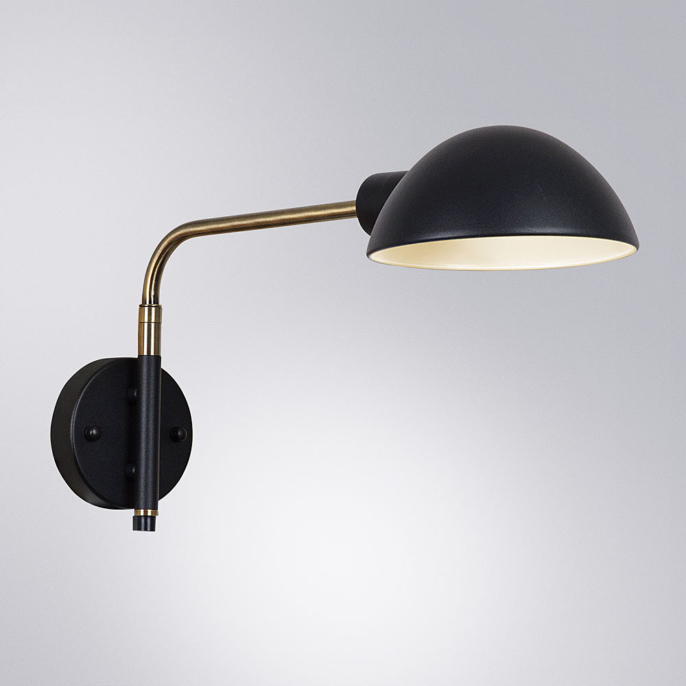 Настенное бра Arte Lamp Zetta A7055AP-1BK Настенное бра Arte Lamp Zetta A7055AP-1BK