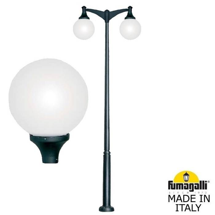 Столб фонарный уличный Fumagalli Globe 400 Modern G41.372.A20.AYE27DN Столб фонарный уличный Fumagalli Globe 400 Modern G41.372.A20.AYE27DN