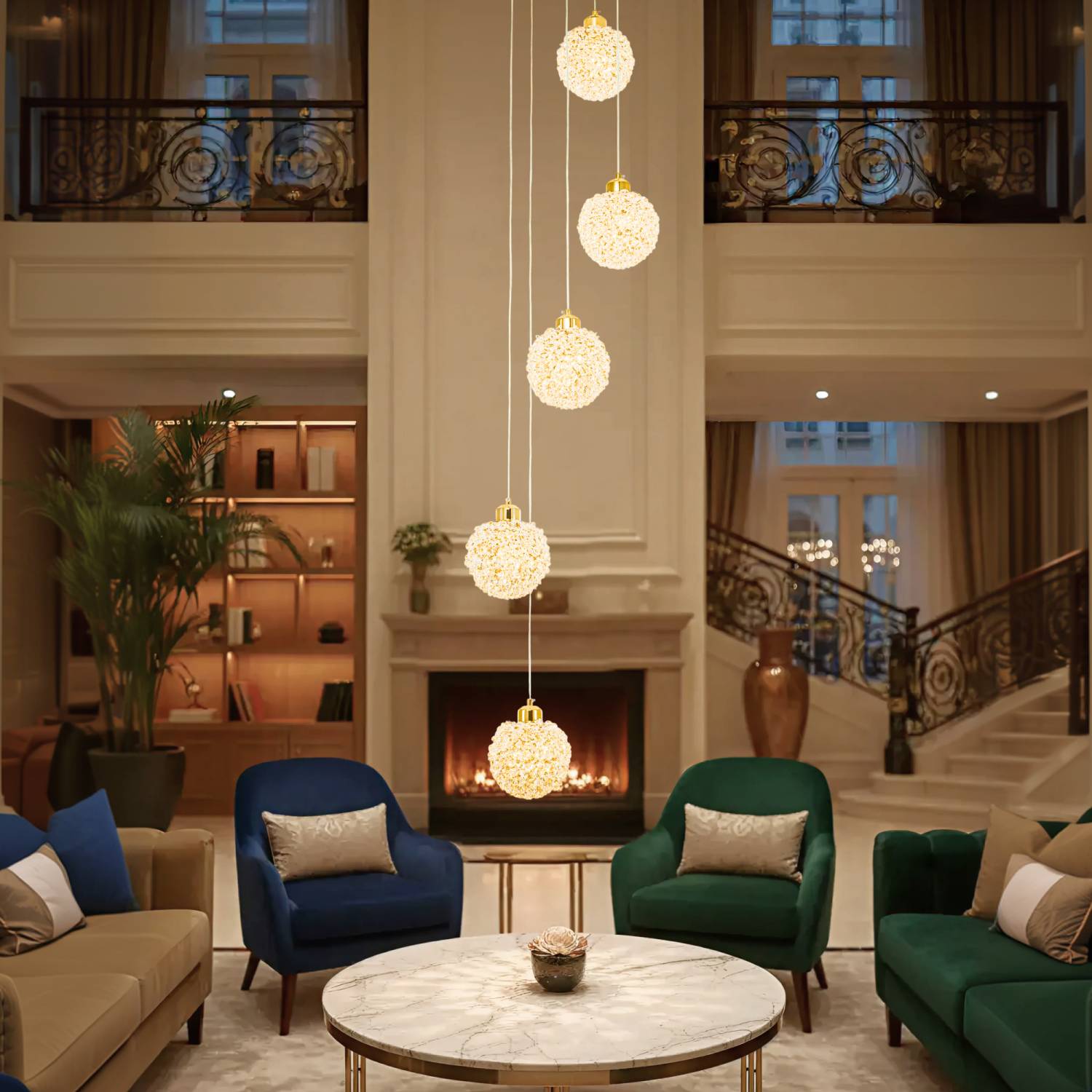 Люстра каскадная Citilux Cloudy CL323052