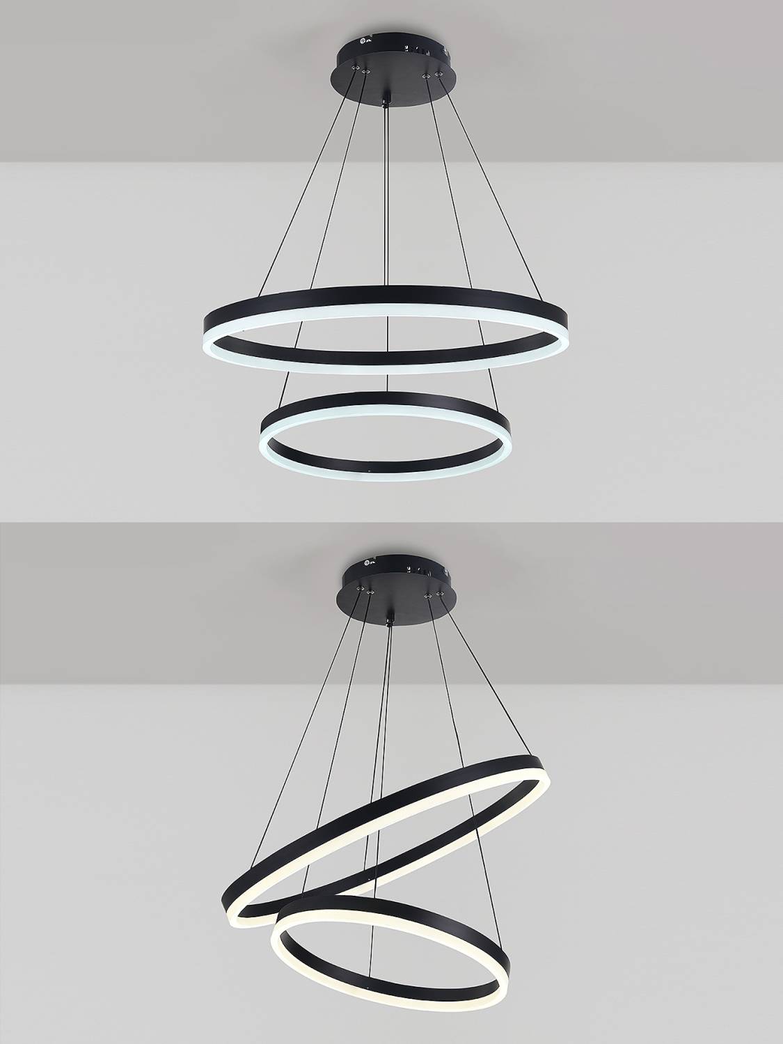 Подвесная люстра Natali Kovaltseva Oreol LED LAMPS 81298