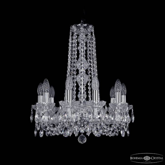Подвесная хрустальная люстра 1402 Bohemia 1402/10/160/h-59 Ni