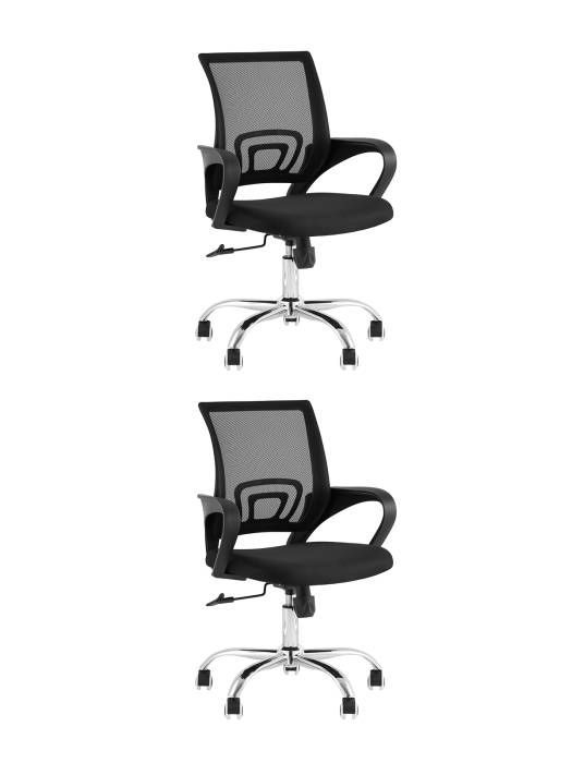 Кресло офисное Stool Group Simple WH-805-2 black X2