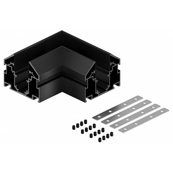 Коннектор угловой внутренний для шинопровода под натяжной потолок Hesby Lighting ElDeko HSBL_0187