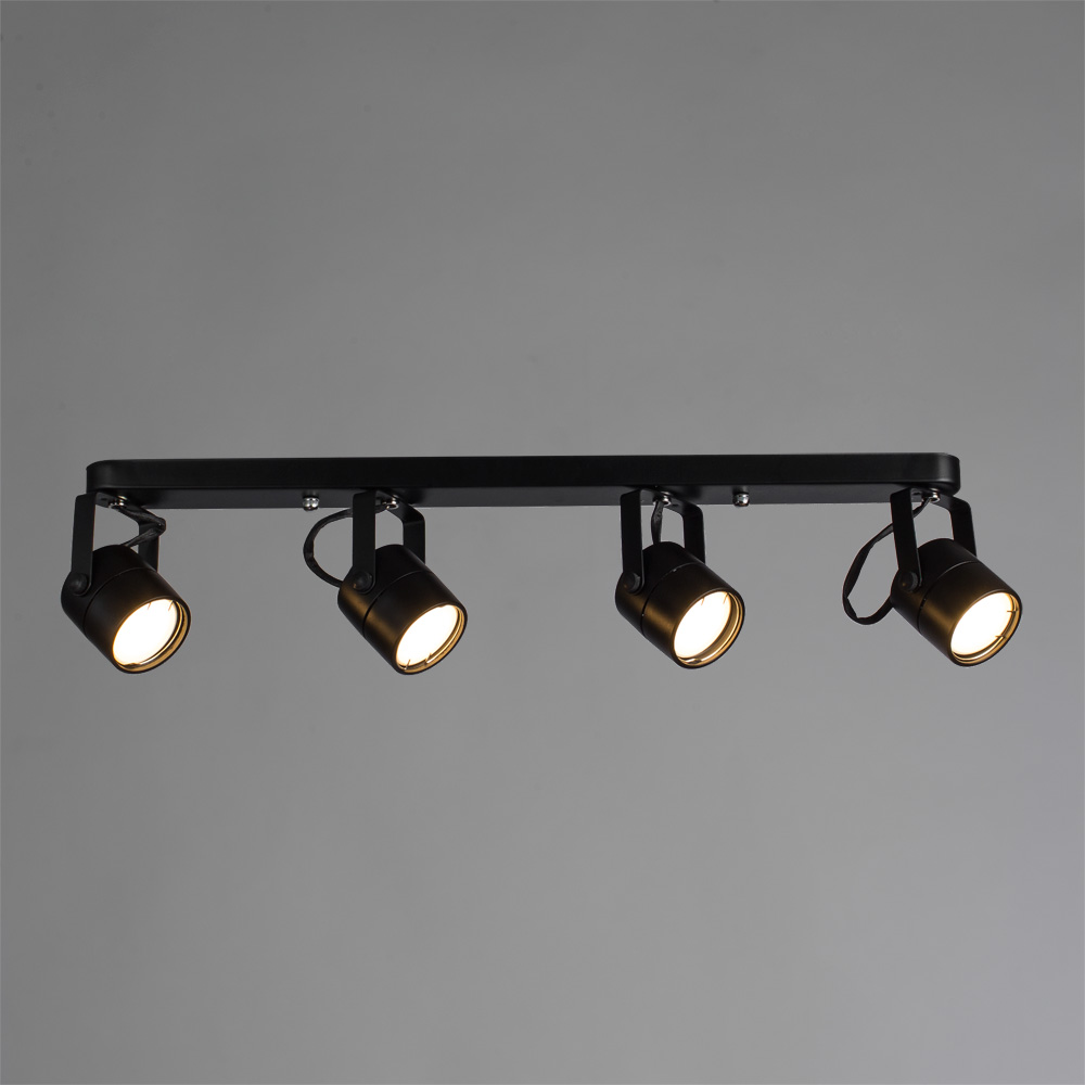 Светильник спот Arte Lamp Lente A1310PL-4BK