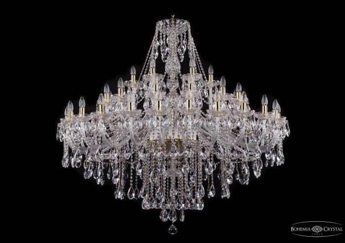 Подвесная хрустальная люстра 1415 Bohemia 1415/24+12+6/530 G