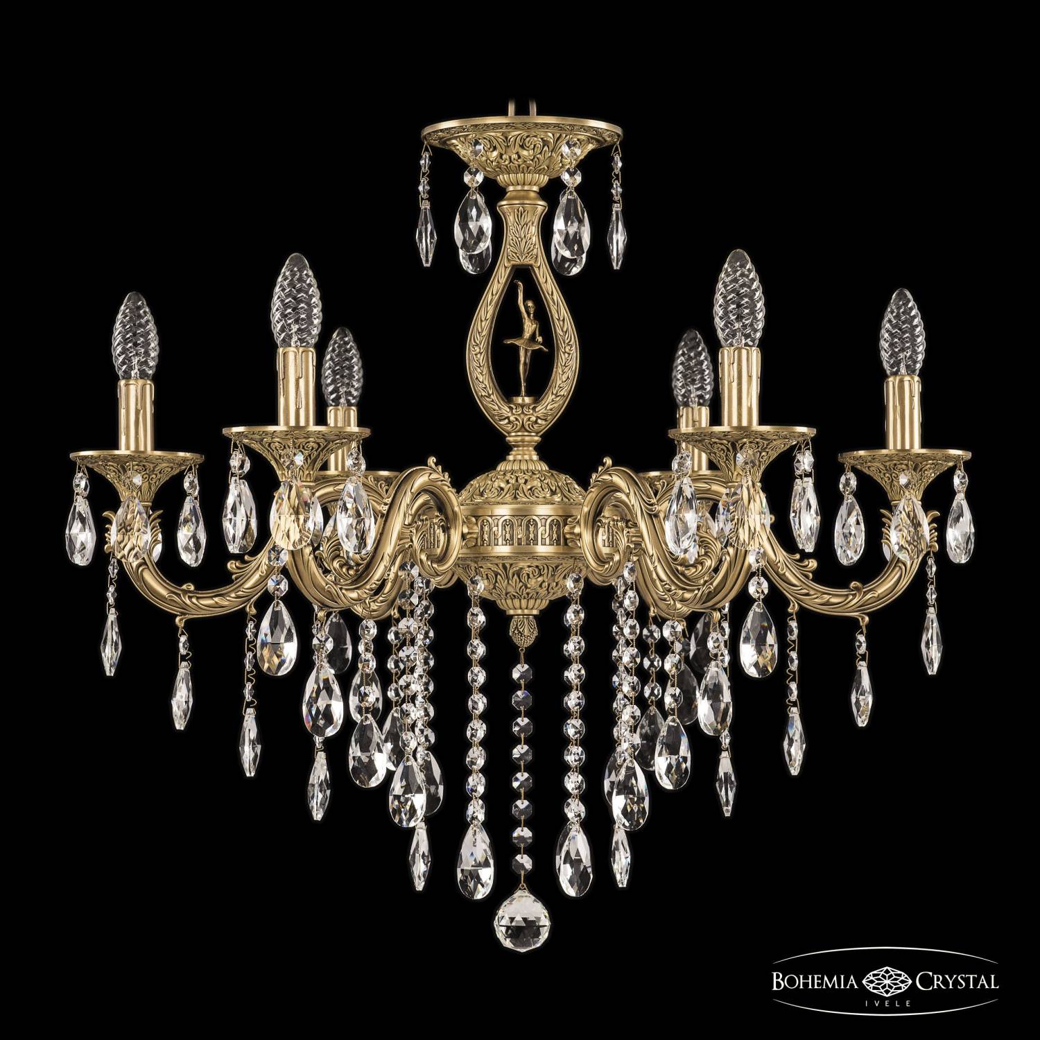 Подвесная хрустальная люстра 7101 Bohemia 71401/6/210 B FP FD2S