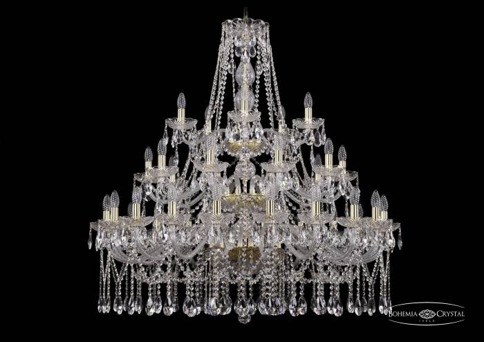 Подвесная хрустальная люстра 1413 Bohemia 1413/20+10+5/400/3d G