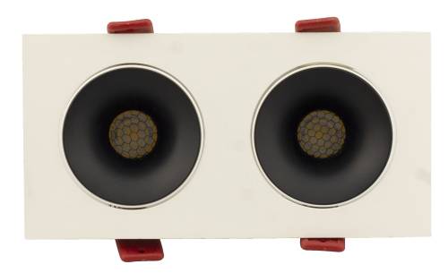 Встраиваемый светильник AM Group AM480-2 BK+WH 15,4W