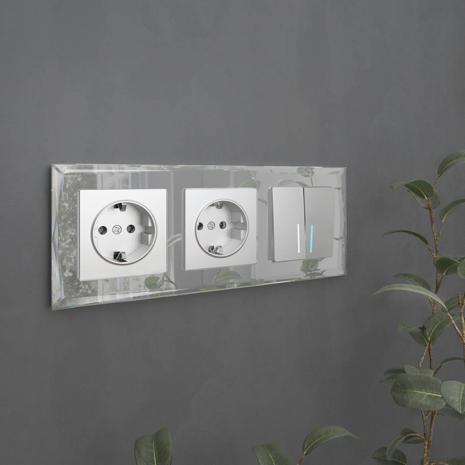 Рамка Werkel W0031220/ Рамка на 3 поста Diamant (зеркальный) Рамка Werkel W0031220/ Рамка на 3 поста Diamant (зеркальный)