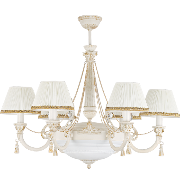 Потолочная люстра Kutek Roma (абажур) ROM-ZW-6+1(BZ/A) Потолочная люстра Kutek Roma (абажур) ROM-ZW-6+1(BZ/A)