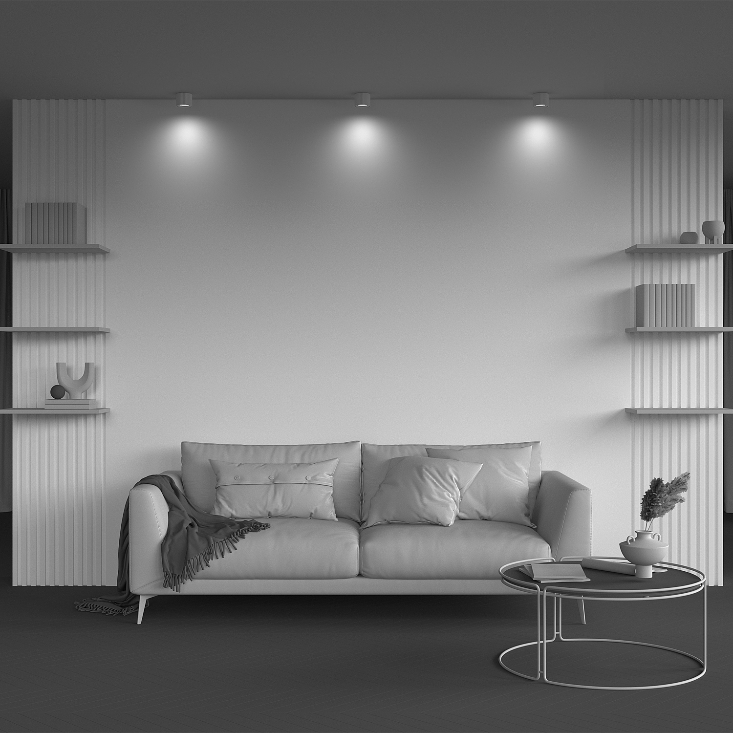 Накладной светильник Maytoni Calipso C106CL-GX53-W