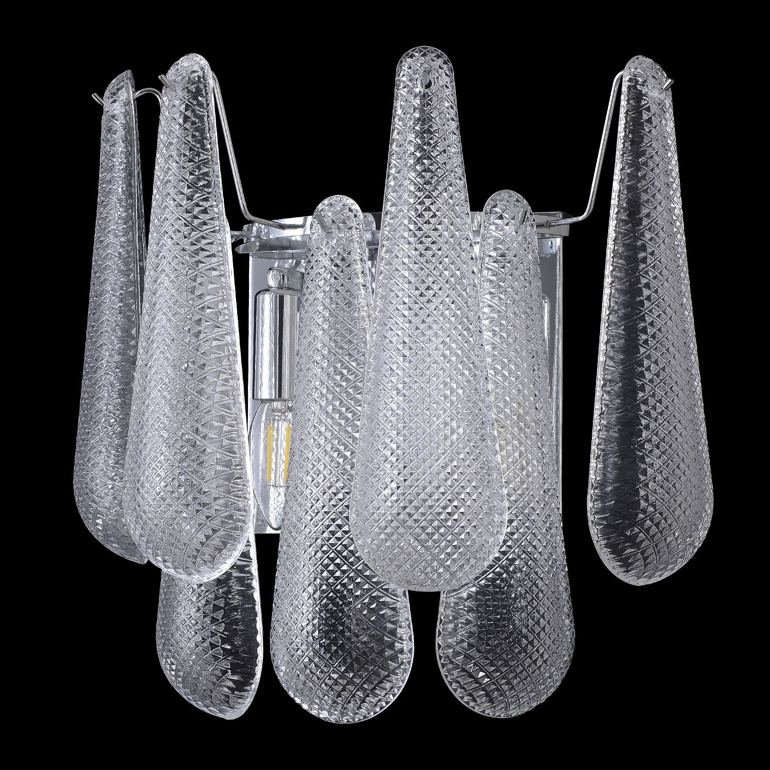 Настенное бра Crystal Lux Fontain FONTAIN AP2 CHROME