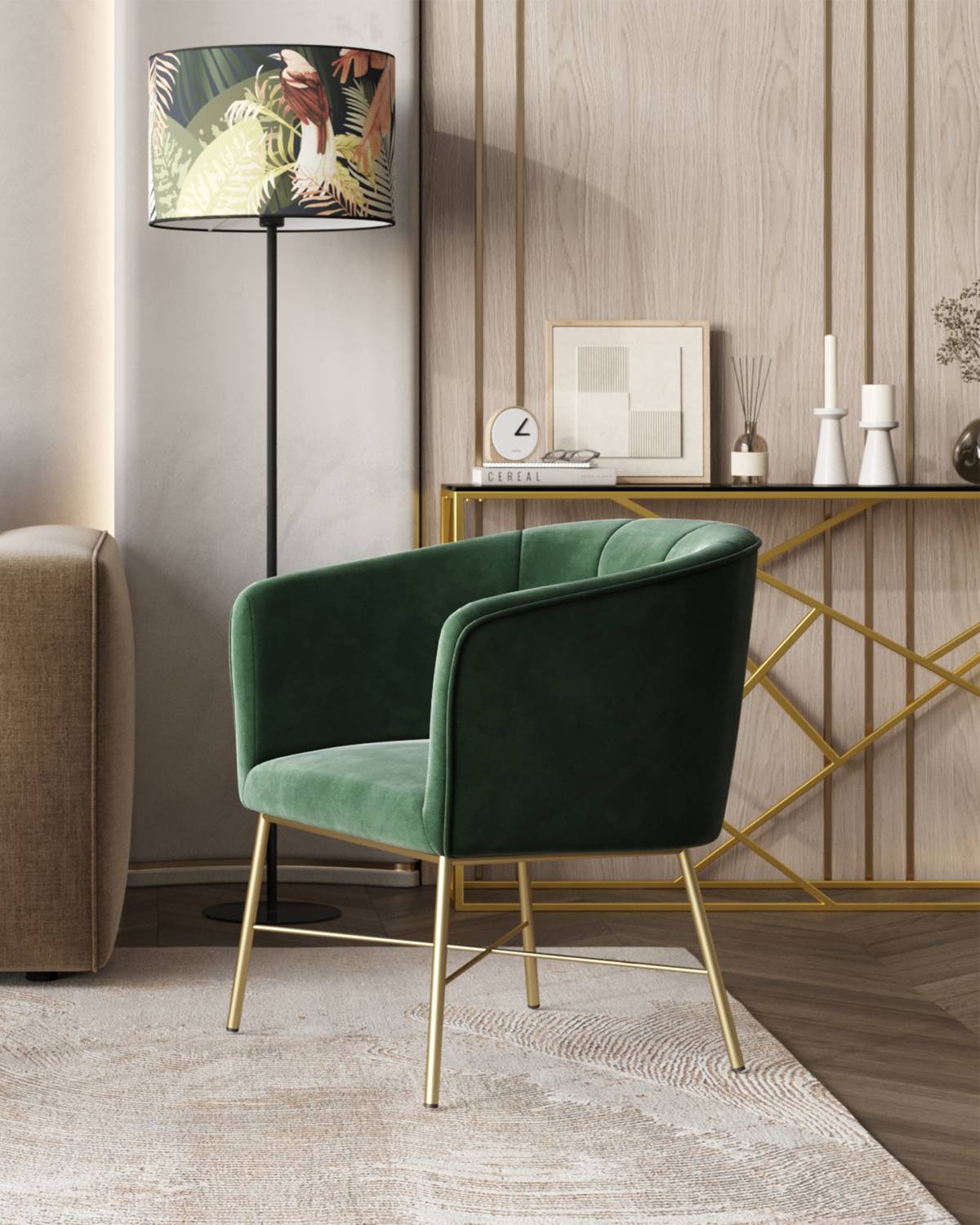 Обеденный стул Stool Group Шале FALETTE GREEN