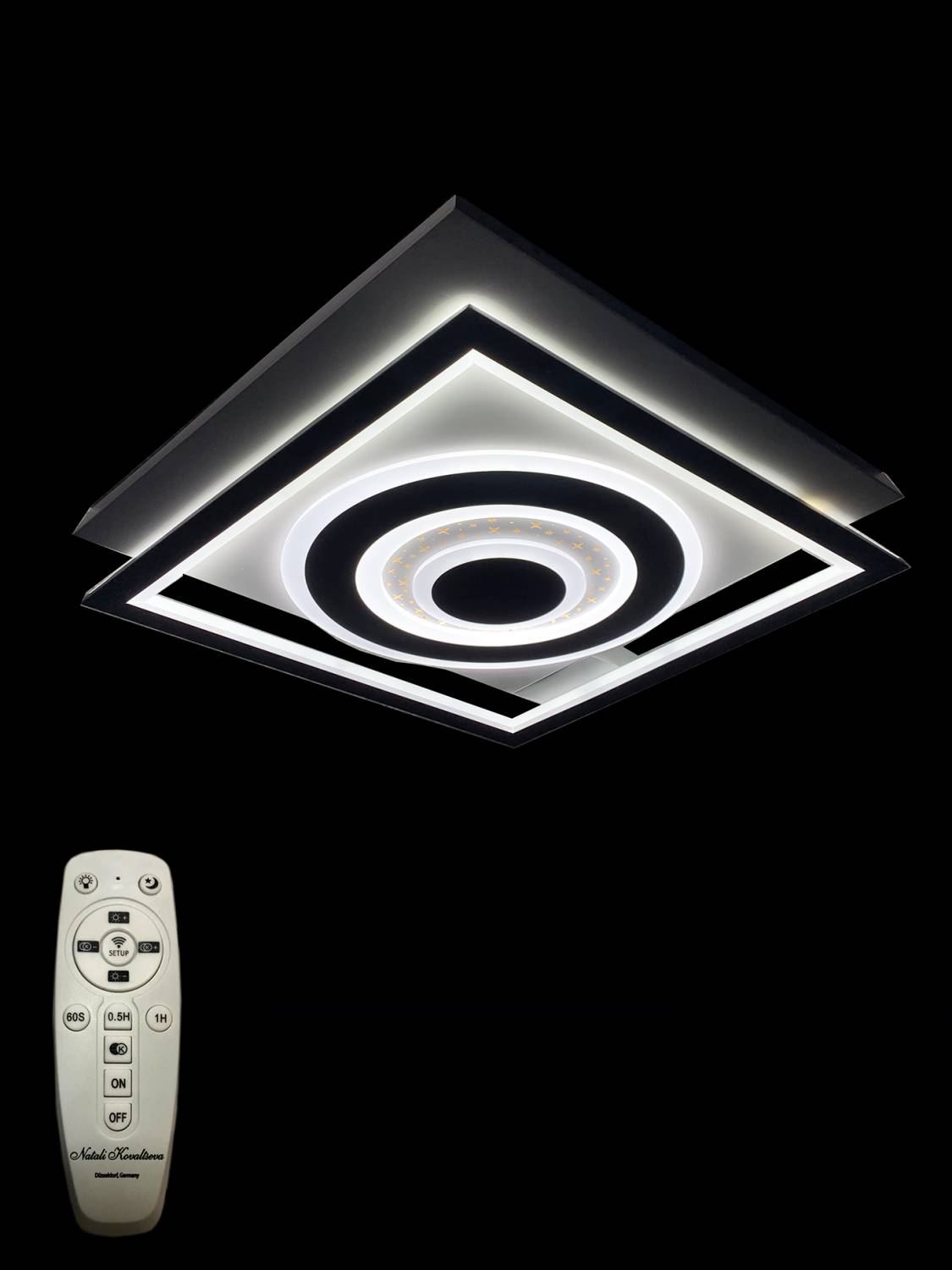 Потолочная светодиодная люстра LED Natali Kovaltseva 81036/8C