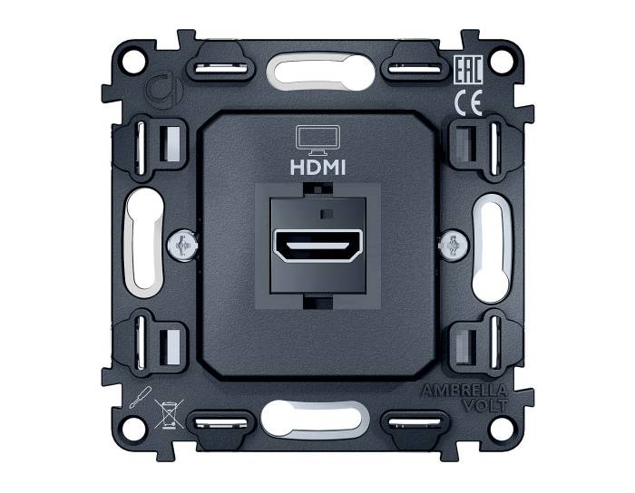 Розетка Ambrella Volt QUANT VM222