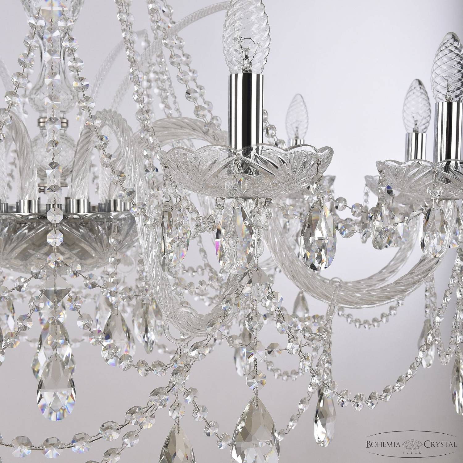 Подвесная люстра Bohemia 1411 1411/10/360 Ni