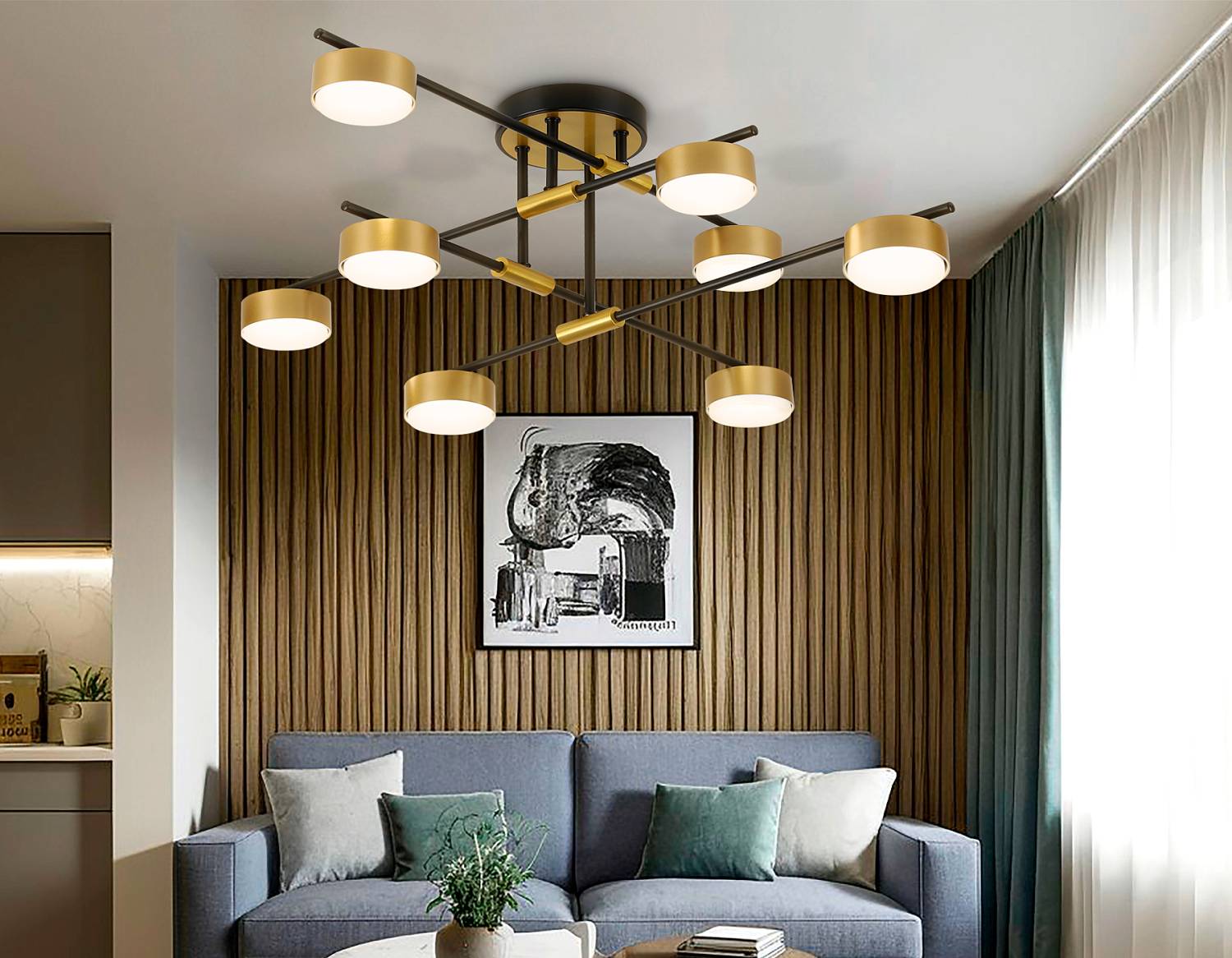 Потолочная люстра Ambrella Style GX53 FL51752