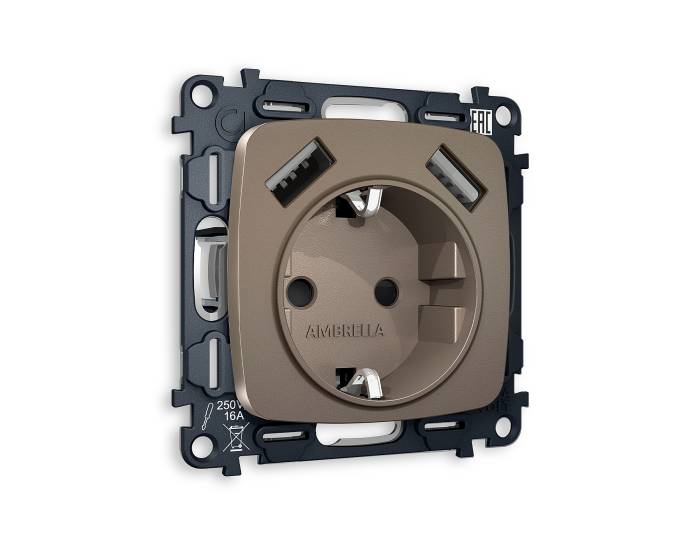 Розетка Ambrella Volt OMEGA MO639010