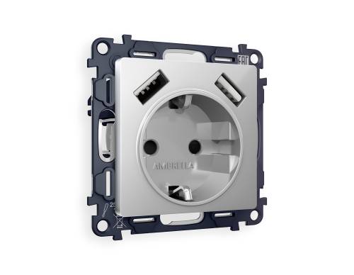 Розетка Ambrella Volt ALFA MA409010
