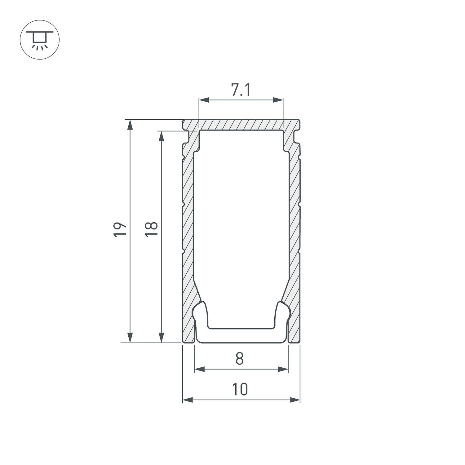 Профиль Arlight Sl-Line 053426
