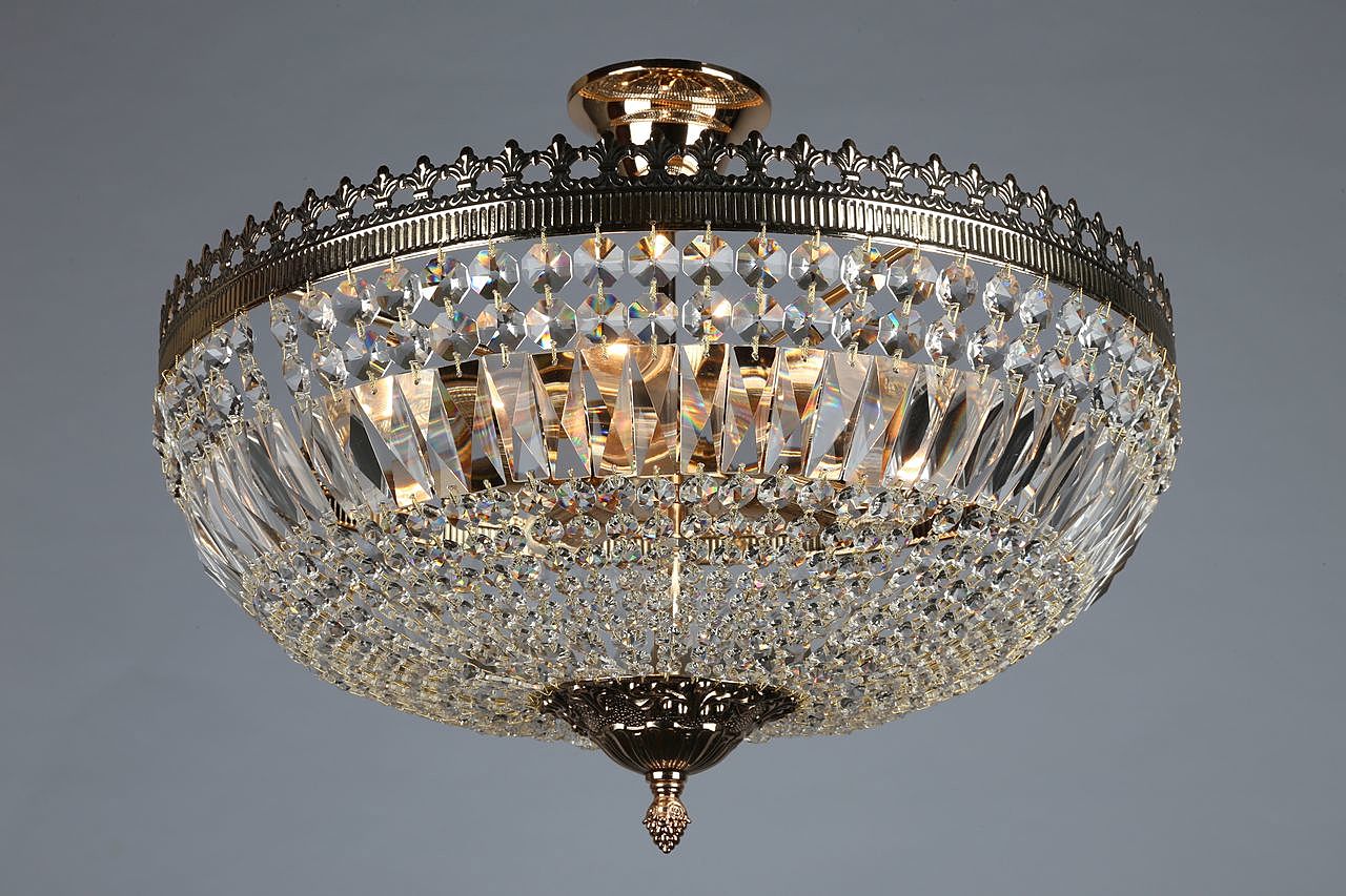 Потолочная хрустальная люстра Omnilux Syracuse OML-76607-05