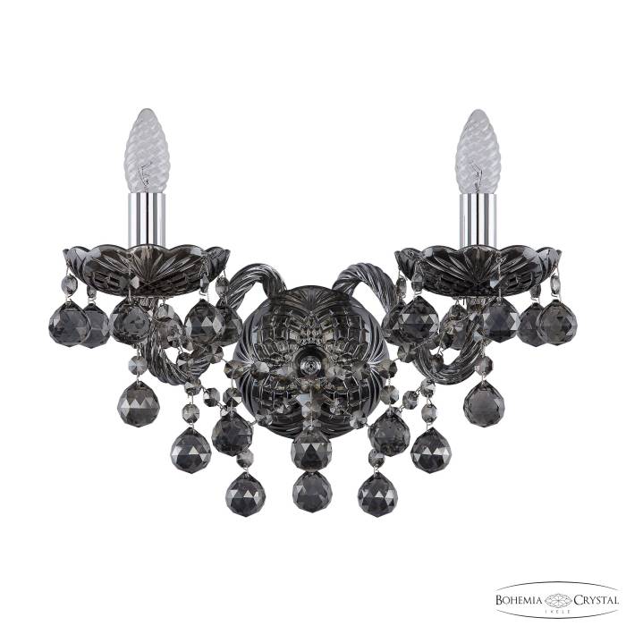 Настенное бра Bohemia 1409 1409B/2/160/XL Ni Balls M731