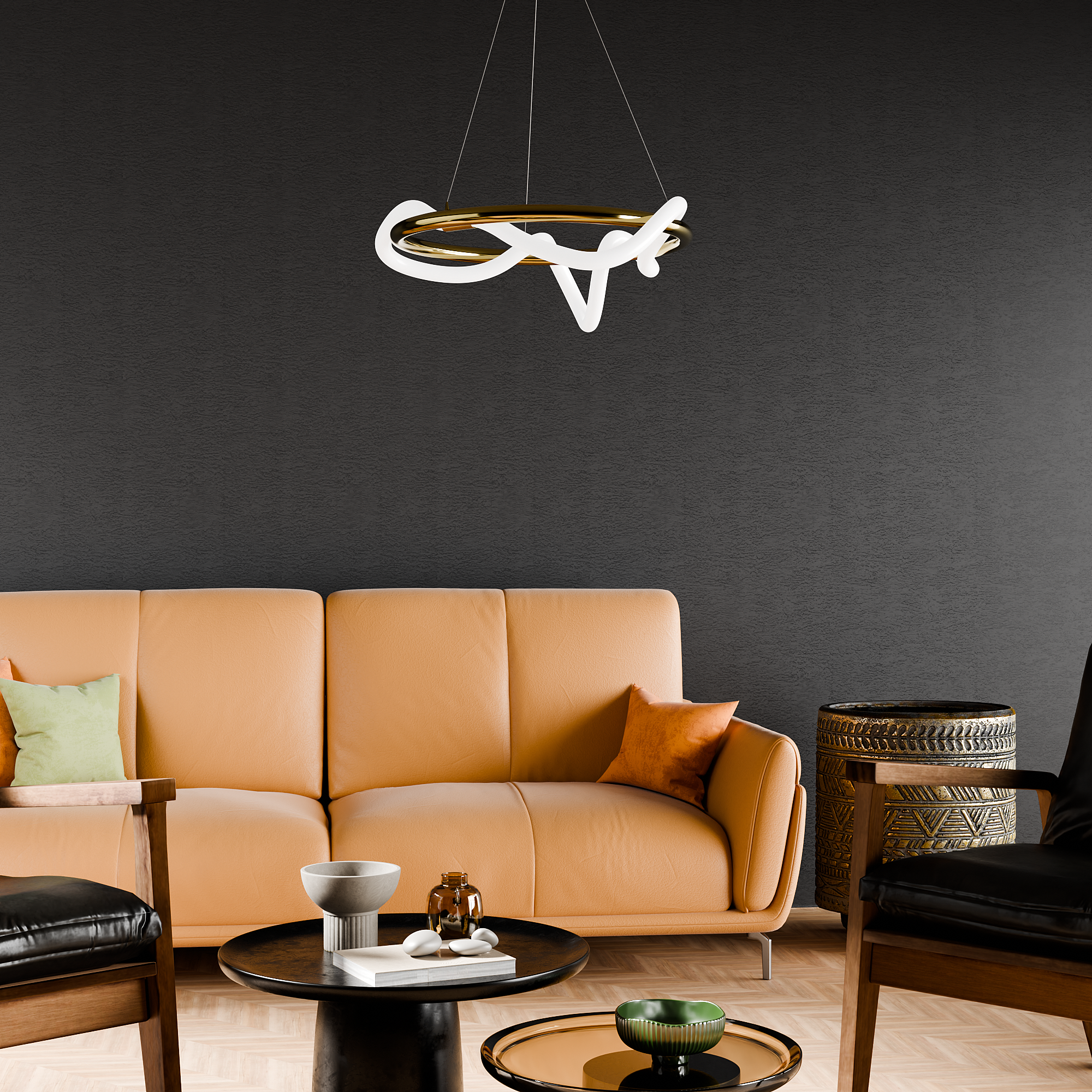 Подвесная люстра LIGHTERA Nyasa LE217L-60G WIFI