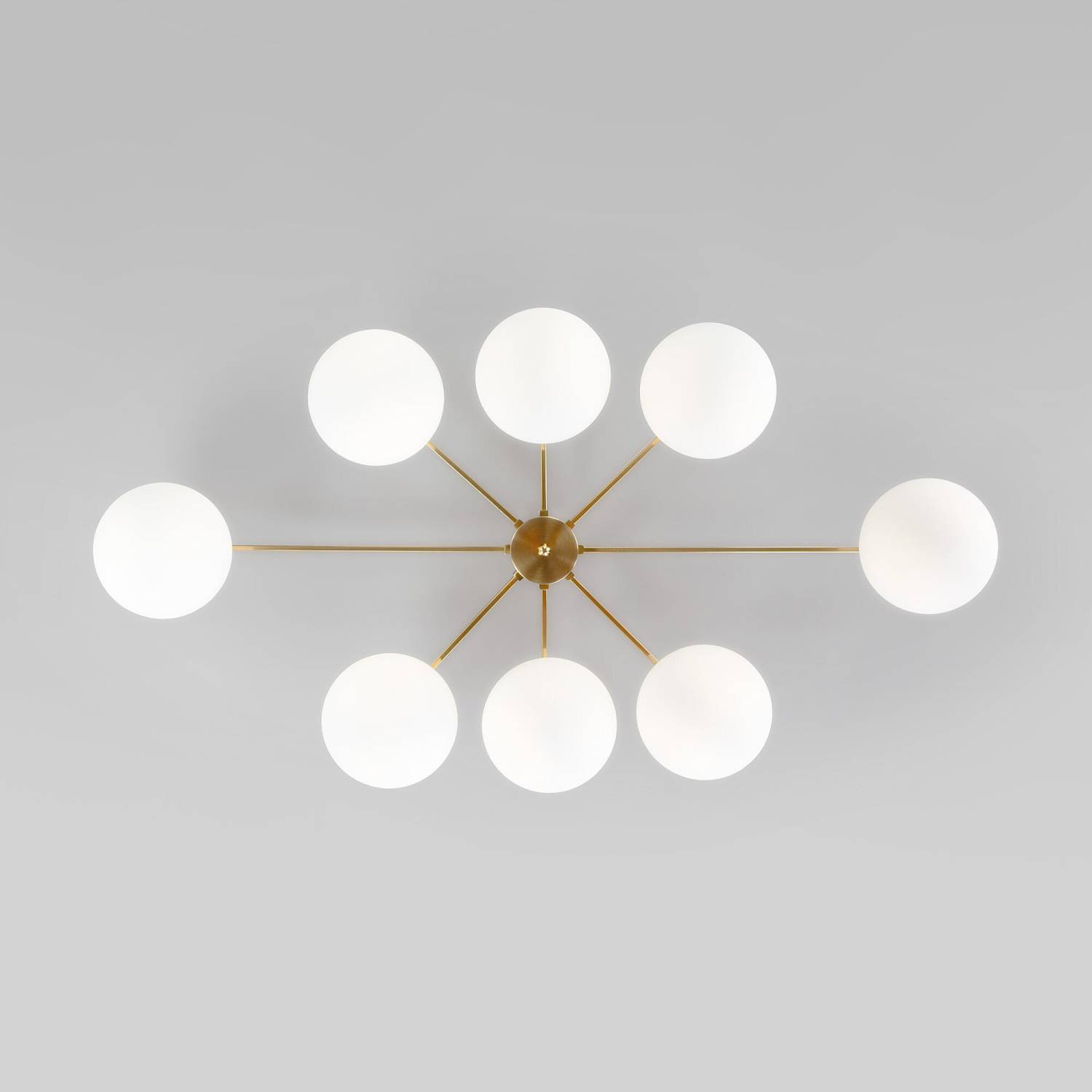 Потолочная люстра Eurosvet Opaline 70220/8 латунь Smart