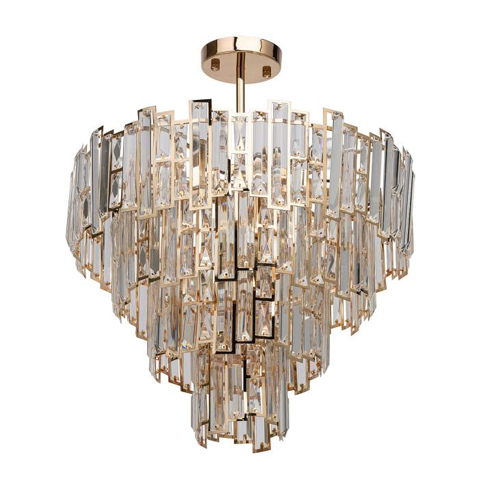 Потолочная хрустальная люстра De Markt Бриз 111011308