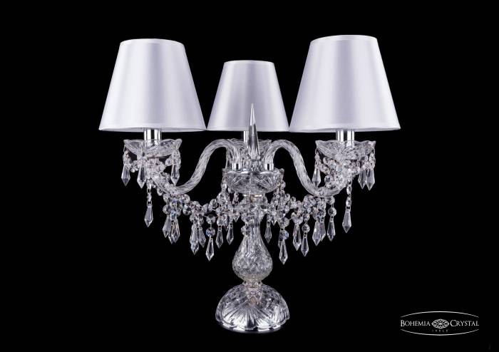 Настольная лампа Bohemia 1403 1403L/3/141-39/Ni/SH21-160