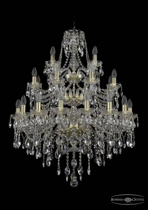 Подвесная хрустальная люстра 1415 Bohemia 1415/16+8+4/300/3d G