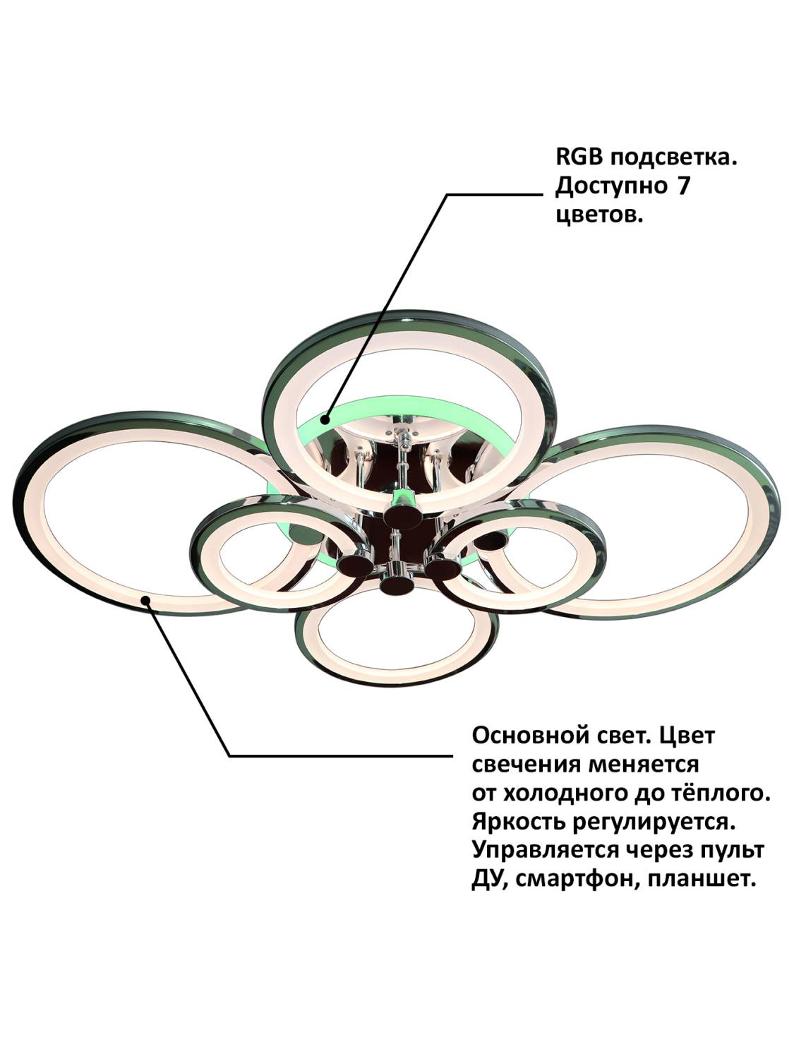 Потолочная люстра Natali Kovaltseva Innovation Style INNOVATION STYLE 83023