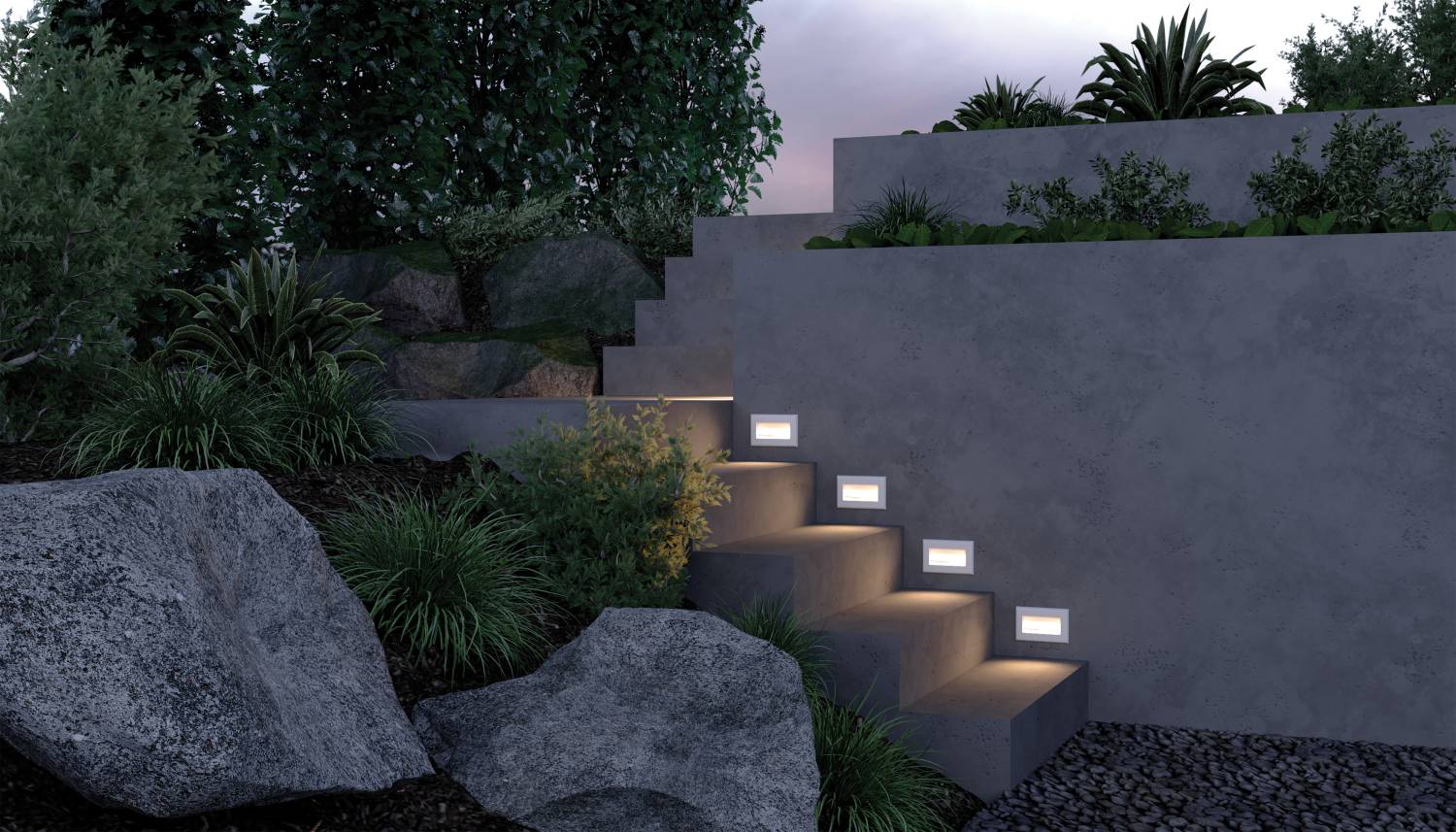 Подсветка для ступеней Maytoni Bosca O045SL-L3W3K Подсветка для ступеней Maytoni Bosca O045SL-L3W3K